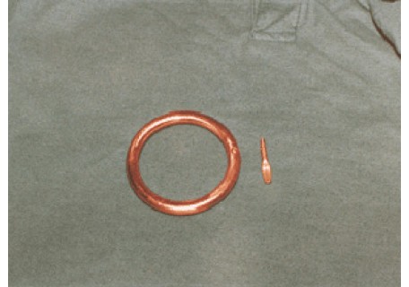 Copper Bull Ring - 2.50"